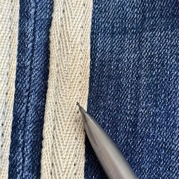 Loft Slim Pocket Side Trim Raw Step Hem Skinny Jeans - Size 27 - Picture 9 of 9